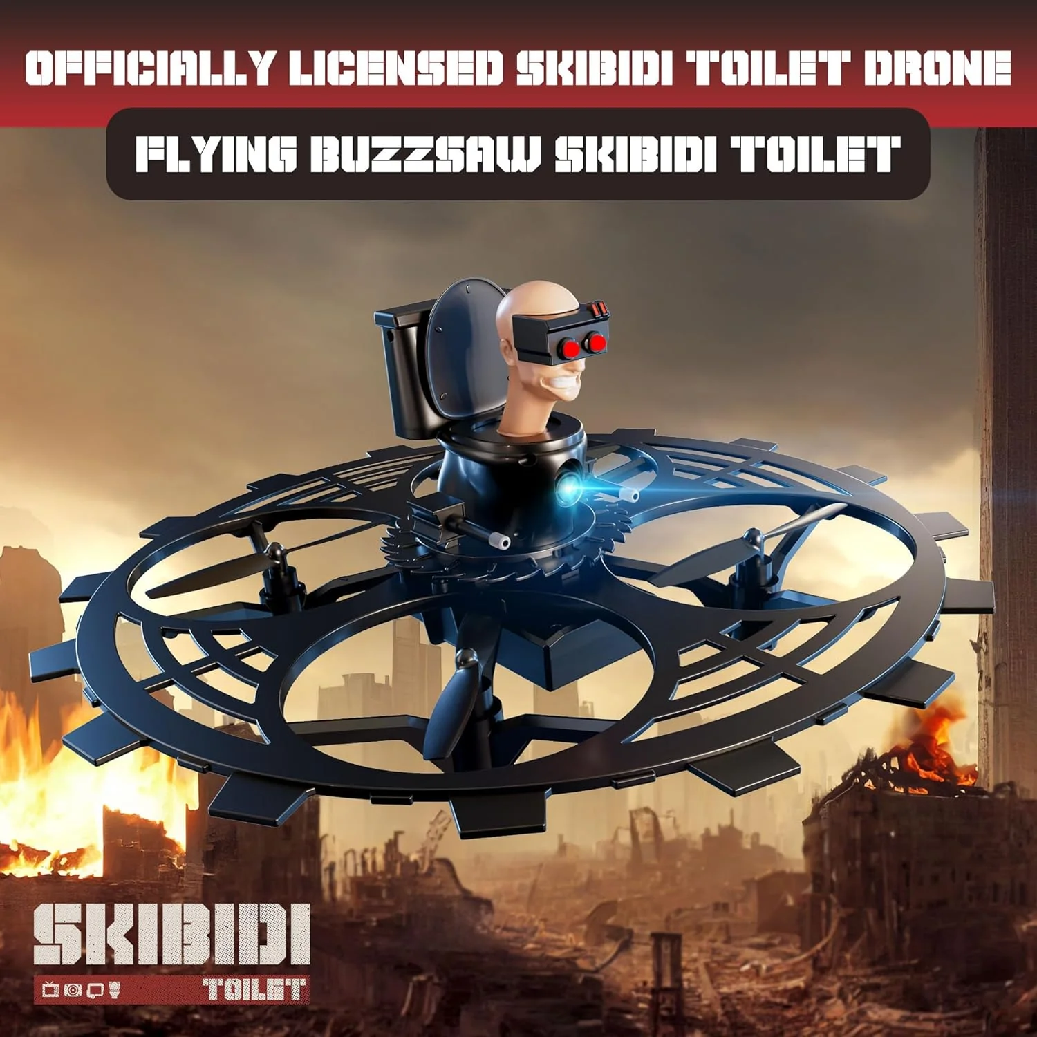 Flying Buzzsaw Skibidi Toilet Drone - Image 3